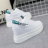 Γυναικεία sneakers με πλατφόρμα 8 cm