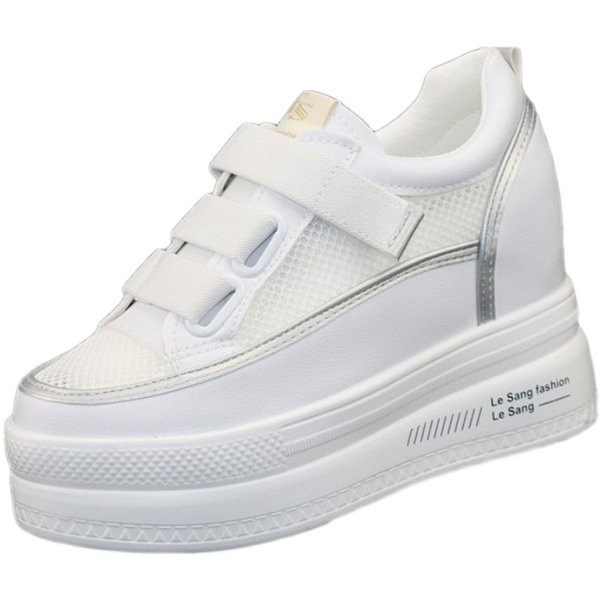 Női tornacipő tépőzárral - fehér