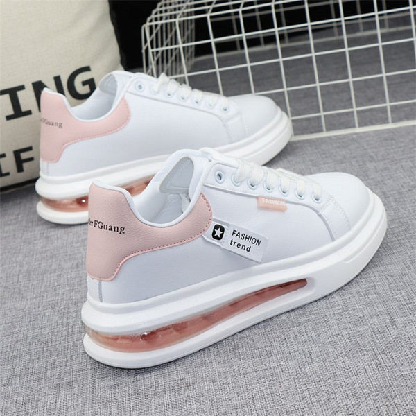 Női műbőr tornacipő légkamrával - különböző színekben