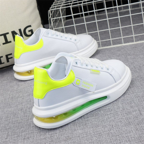 Női műbőr tornacipő légkamrával - különböző színekben