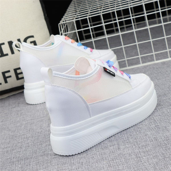 Ženske mrežaste tenisice u bijeloj boji