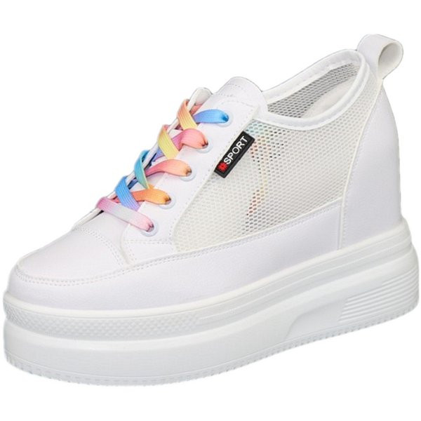 Ženske mrežaste tenisice u bijeloj boji