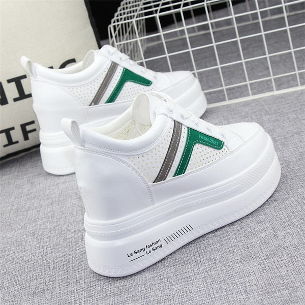 Női tornacipő 10 cm magas platformmal