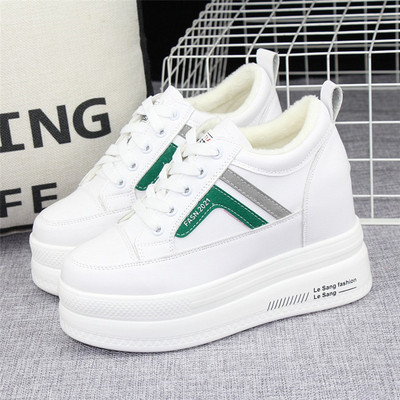 Női tavaszi-őszi tornacipő 10 cm magas platformmal