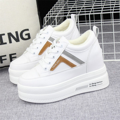 Női tavaszi-őszi tornacipő 10 cm magas platformmal