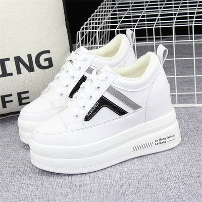 Női tavaszi-őszi tornacipő 10 cm magas platformmal