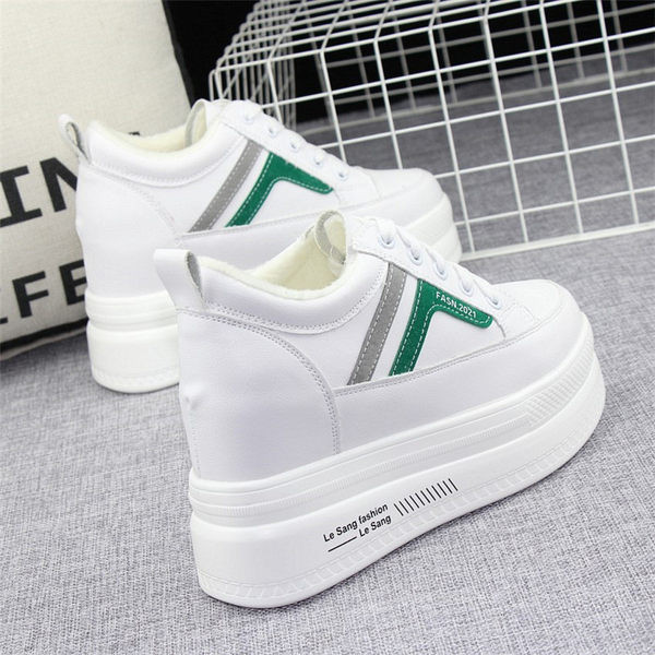 Női tavaszi-őszi tornacipő 10 cm magas platformmal