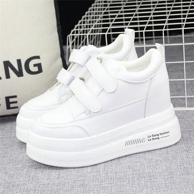Γυναικεία sneakers με velcro και πλατφόρμα 10 cm
