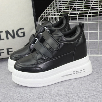 Γυναικεία sneakers με velcro και πλατφόρμα 10 cm