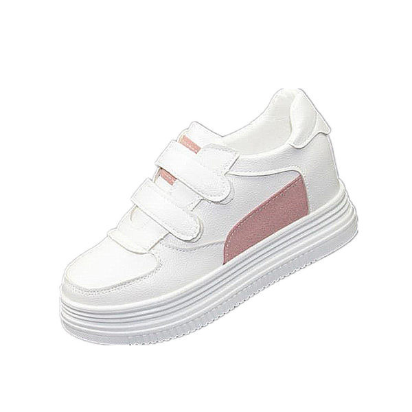 Kolmes värvitoonis kõrge talla ja kleebistega naiste tossud