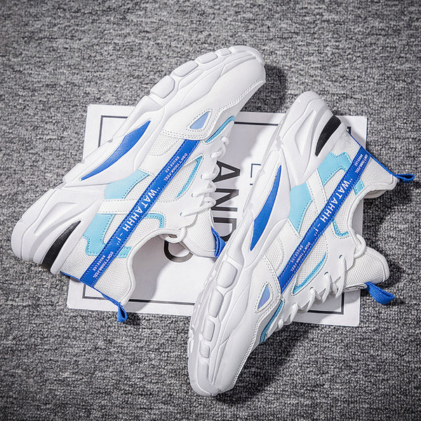 Мъжки маратонки в три цвята и груба подметка 