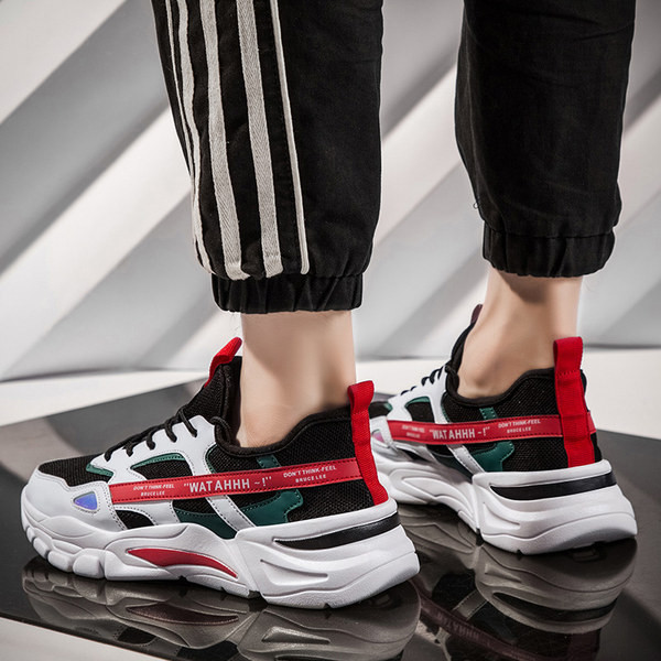 Мъжки маратонки в три цвята и груба подметка 