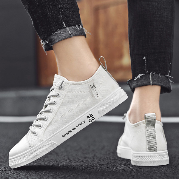 Meeste lõuendist tossud kirja ja lipsudega