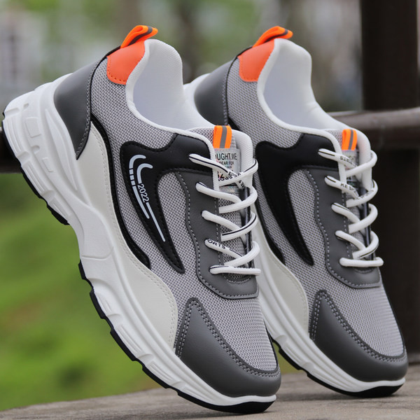 Öko-nahast ja võrkkangast valmistatud meeste vabaaja tossud