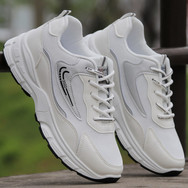 Öko-nahast ja võrkkangast valmistatud meeste vabaaja tossud