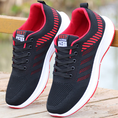 Мъжки текстилни маратонки с връзки - няколко цвята