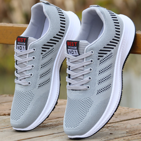 Мъжки текстилни маратонки с връзки - няколко цвята