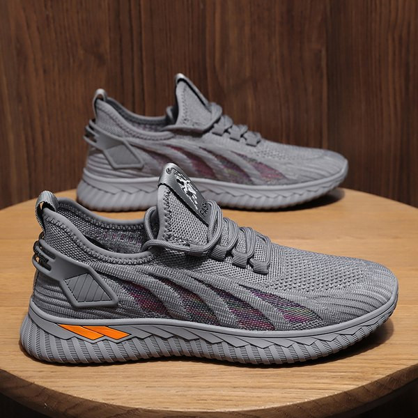 Текстилни мъжки маратонки с връзки 