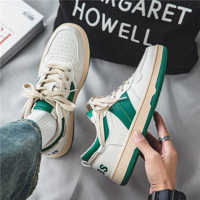 Ανδρικά sneakers με κορδόνια και επίπεδη σόλα - πολλά χρώματα