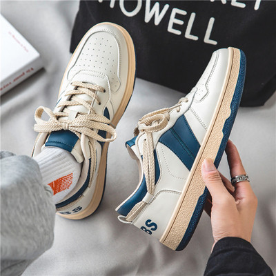 Ανδρικά sneakers με κορδόνια και επίπεδη σόλα - πολλά χρώματα