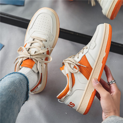 Ανδρικά sneakers με κορδόνια και επίπεδη σόλα - πολλά χρώματα