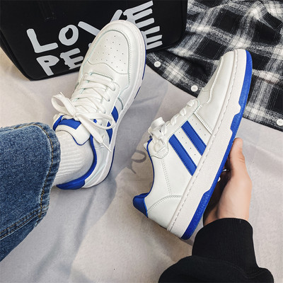 Ανδρικά sneakers με κορδόνια και επίπεδη σόλα - πολλά χρώματα