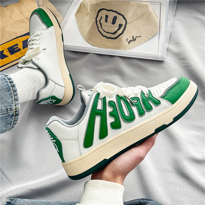 Ανδρικά sneakers με κορδόνια και επίπεδη σόλα - πολλά χρώματα