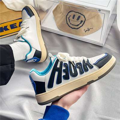 Ανδρικά sneakers με κορδόνια και επίπεδη σόλα - πολλά χρώματα