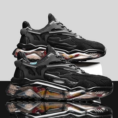 Модерни мъжки маратонки с шарен десен - няколко цвята