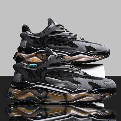 Модерни мъжки маратонки с шарен десен - няколко цвята