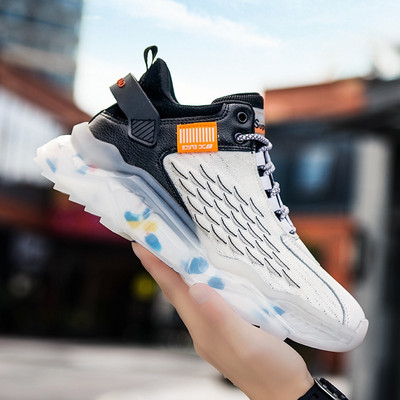 Модерни мъжки маратонки с шарен десен - няколко цвята