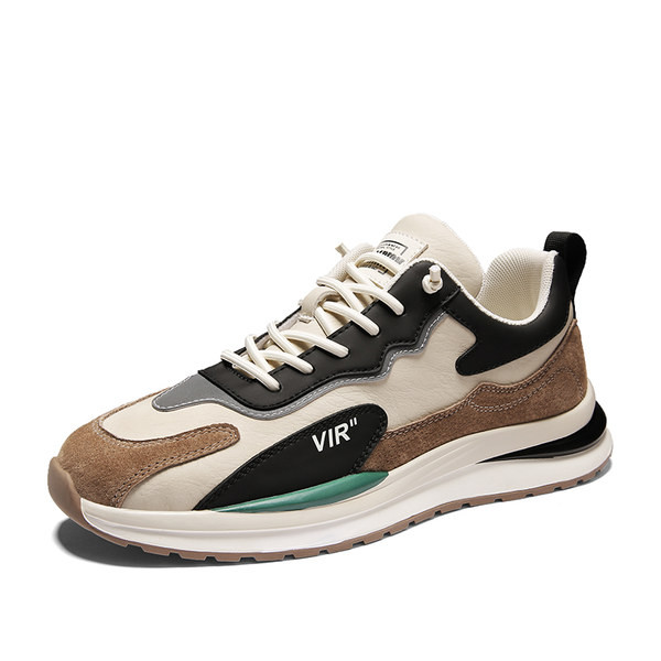 Öko-seemisnahast ja tekstiilist valmistatud meeste vabaaja tossud