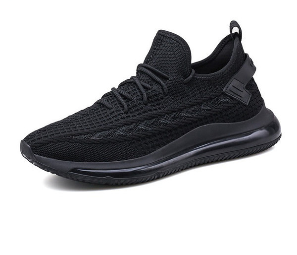 Мъжки текстилни маратонки от дишаща материя - с връзки