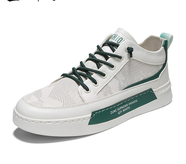 férfi tornacipő felirattal és nyakkendővel