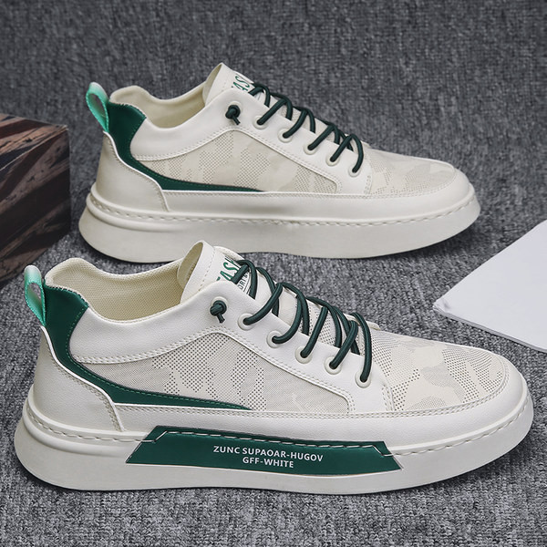 férfi tornacipő felirattal és nyakkendővel