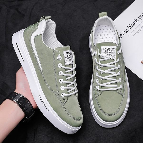 Öko-nahast ümara mudeliga meeste tossud