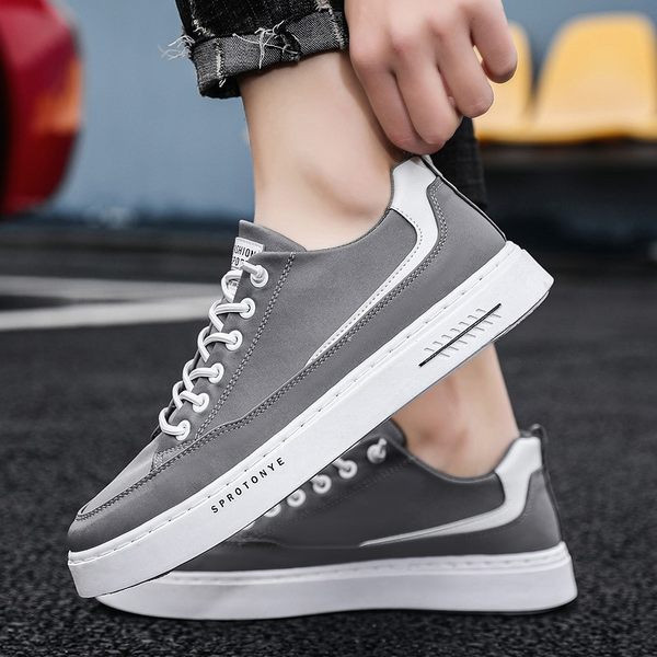 Öko-nahast ümara mudeliga meeste tossud