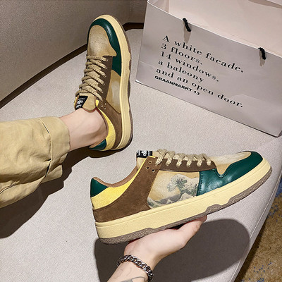 Νέο μοντέλο sneakers για άνδρες με πολύχρωμο σχέδιο - δύο μοντέλα