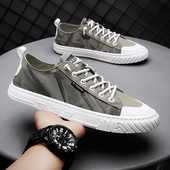 Tekstiilist valmistatud meeste vabaaja tossud lipsude ja pealdisega