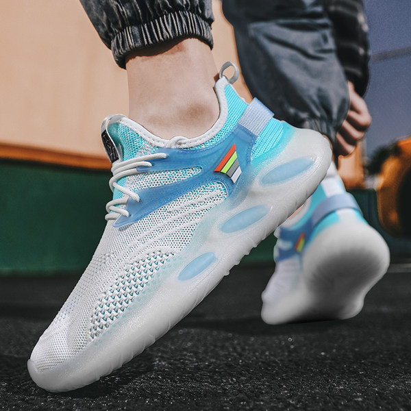 Hingavast kangast paeltega meeste tekstiilist tossud