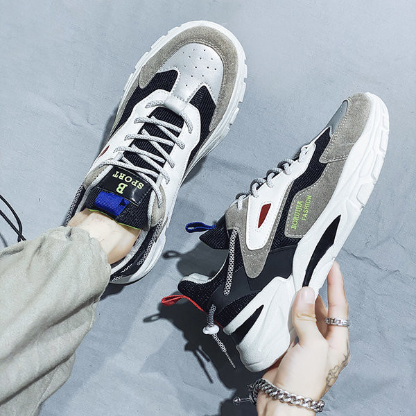 Muška sportska obuća od eko kože i tekstila