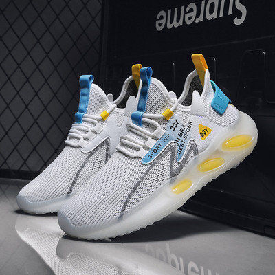 Ежедневни спортни дишащи маратонки с връзки  