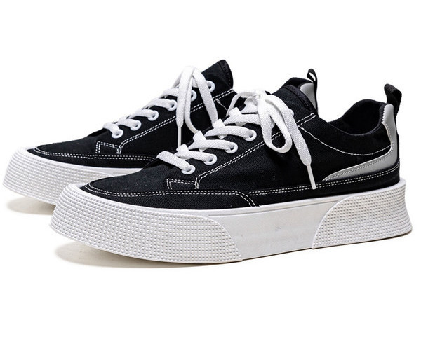 Uus mudel paksu tallaga meeste tossud - valge ja must