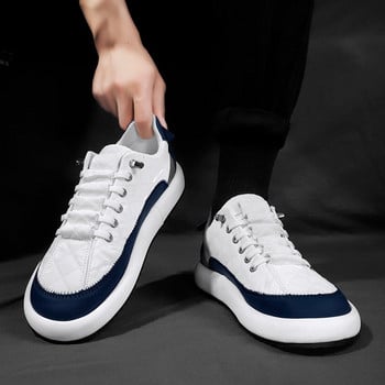 Casual sneakers με φλατ σόλα σε τρία χρώματα