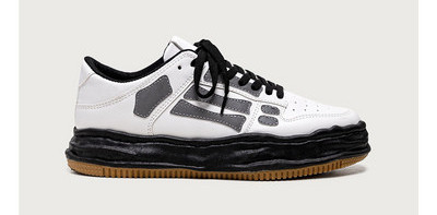 Ανδρικά casual sneakers με επίπεδη σόλα από οικολογικό δέρμα