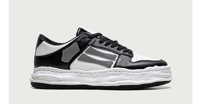 Ανδρικά casual sneakers με επίπεδη σόλα από οικολογικό δέρμα