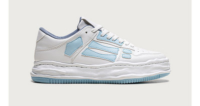 Ανδρικά casual sneakers με επίπεδη σόλα από οικολογικό δέρμα
