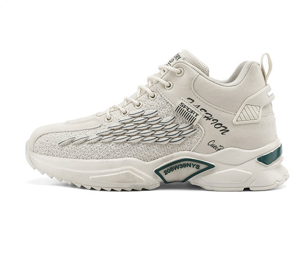 Hingavast kangast ja pealdistega meeste tossud