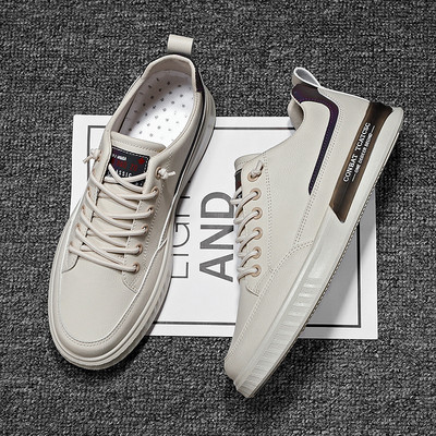 Lihtne mudel kunstnahast paeltega meeste tossud