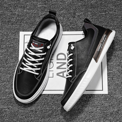 Lihtne mudel kunstnahast paeltega meeste tossud